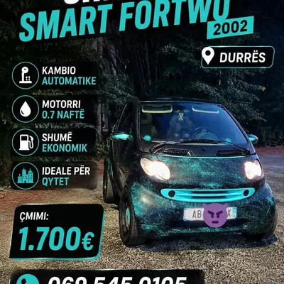 Smart Fortwo 2002 në shitje