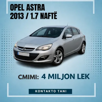 Opel Astra 2013 në shitje